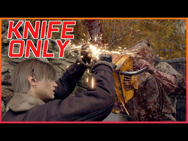 Satisfying Knife Parry Combat in Resident Evil 4 Remake 4K