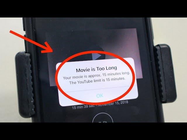 How to Upload iMovie Videos Longer Than 15 Minutes