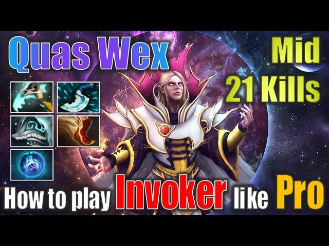 Beyond Exort: Quas Wex Invoker Crushes Mid with 21 Kills! (Dota 2)