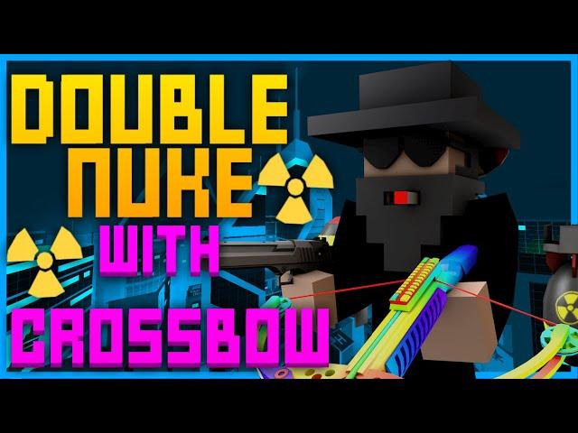 INSANE 57-2 Crossbow DOUBLE NUKE (Krunker.io)