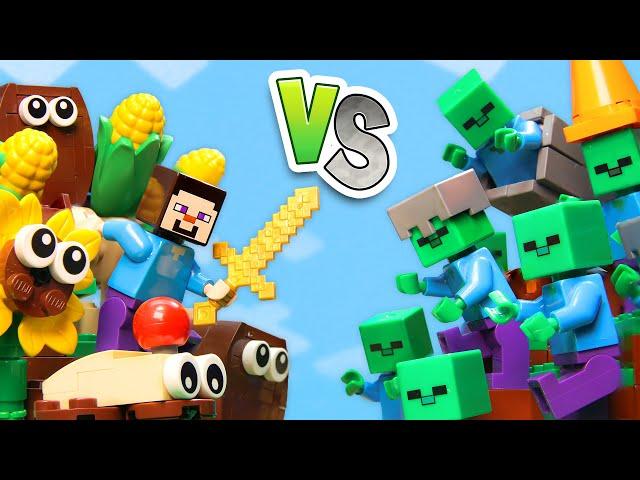 Lego Plants vs Zombies 2 | The Most Security House In Minecraft  - LEGO Animation