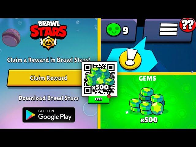 FREE! x500 GEMS  BRAWL STARS QR CODE!  | BRAWL STARS QR CODES 2024 | BRAWL STARS NEW UPDATE