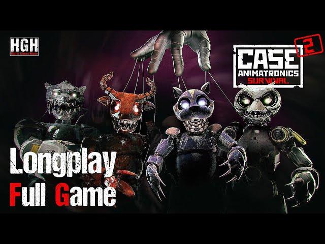 CASE 2: Animatronics Survival | Full Game | 1080p / 60fps | Longplay Walkthrough No Commentary