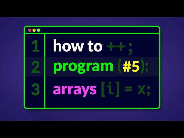 How to Program in C# - Arrays (E05)