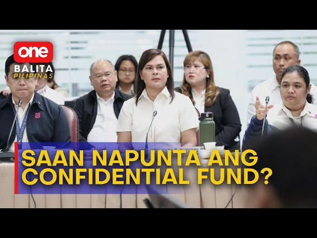 #OBP | Pagpapatuloy ng Committee hearing sa paggamit ng confidential funds ng OVP at DepEd