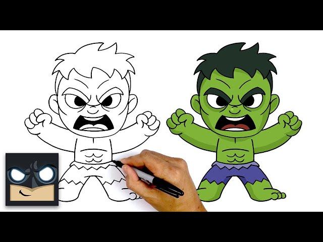 How To Draw The Hulk | The Avengers