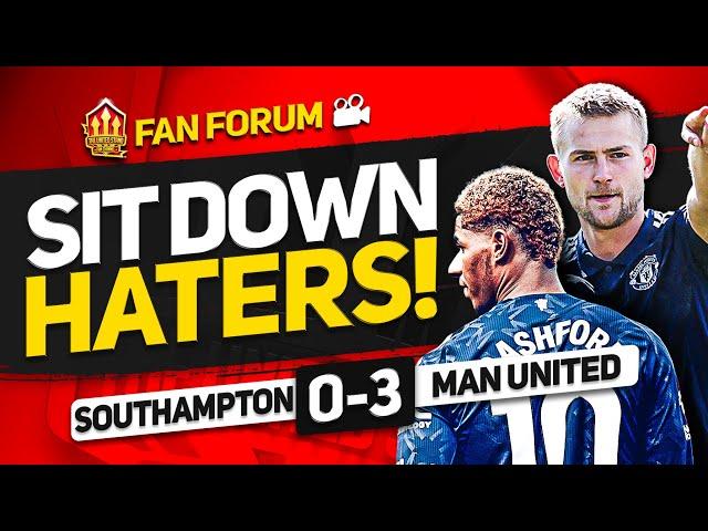 DELIGT-FUL UNITED! Southampton 0-3 Man United | LIVE Fan's Forum