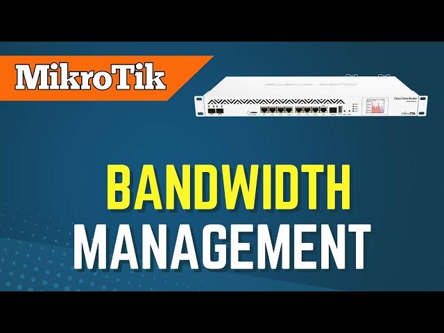 MikroTik router bandwidth management of clients