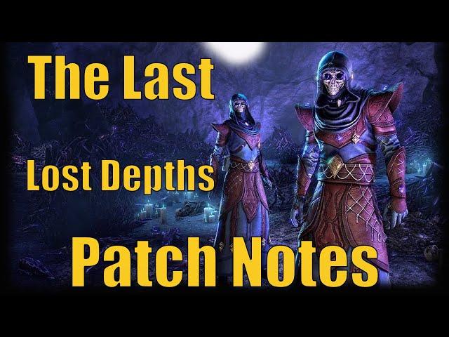 ESO Lost Depths PTS - 8.1.4 Review