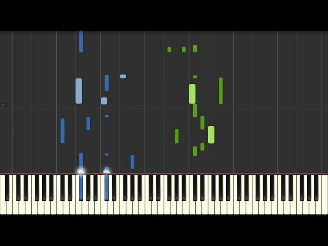 Yiruma - "Maybe" - Synthesia piano tutorial (high quality audio)