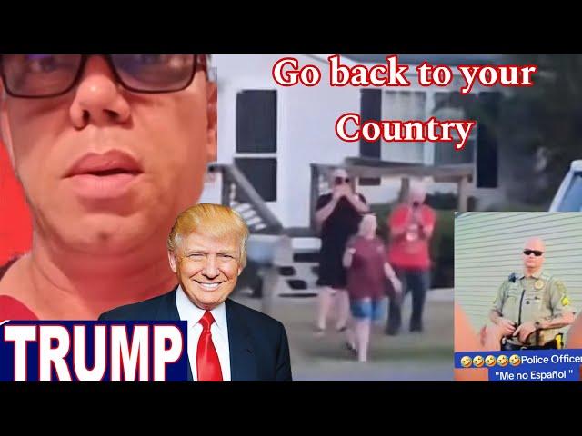 Angel Rodriguez Vote For Donald Trump backfires  ￼ tiktok reacts  (￼Go back to your Country)