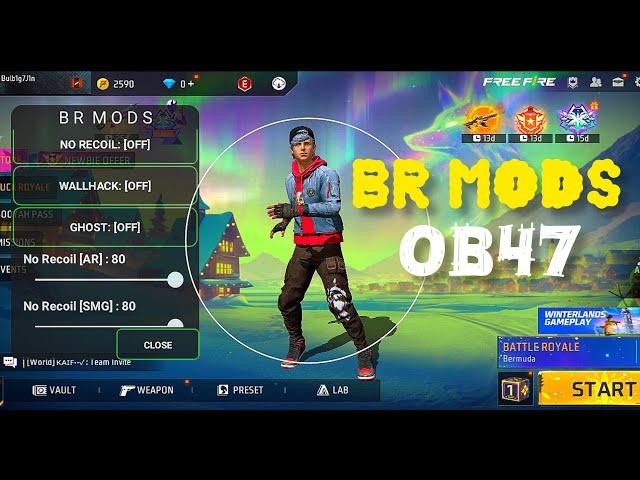 BR MODS V1 APK  | OB47 FF MOD | FREE FIRE MOD MENU | BR MODS MOD | FF MOD MENU