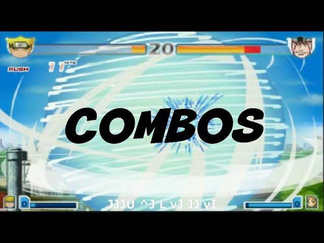 Naruto Uzumaki (Sage Mode) Combos | Bleach vs Naruto 2.6 | BvN Combos