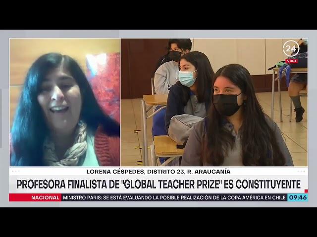 Lorena Céspedes, profesora y constituyente: "Hay muchos desafíos pendientes en educación" | 24 Horas