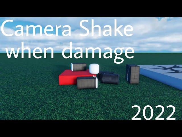 Roblox studio - Camera shake when damage tutorial (2022)