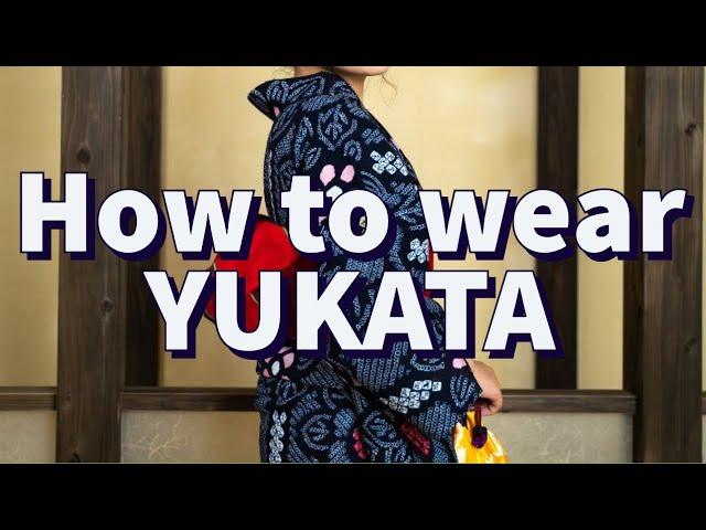 How to Wear Yukata (including how to tie a yukata obi)