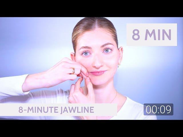 8-Minute Jawline Lesson | Face Fitness, Facial Fitness, Facial Yoga