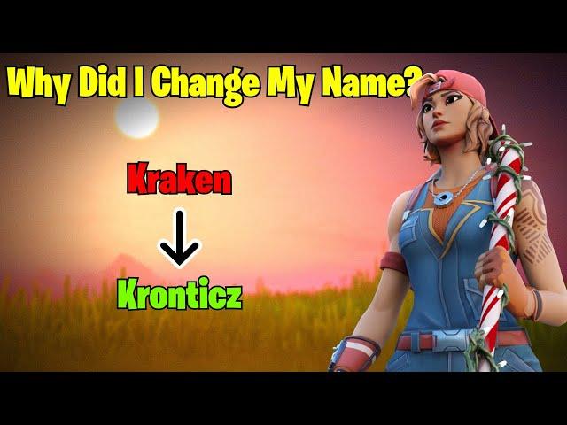 Why I Changed My Name to Kronticz..