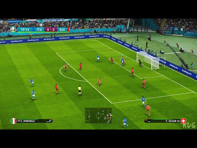 eFootball PES 2021 - Italy vs Switzerland - UEFA EURO 2020 Gameplay (PS5 UHD) [4K60FPS]