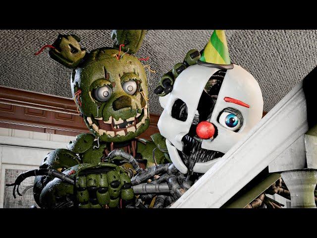 Спрингтрап ВЫРУБАЕТ ЭННАРДА и играет во FNAF 3 (3 Ночь) ФНАФ АНИМАЦИЯ