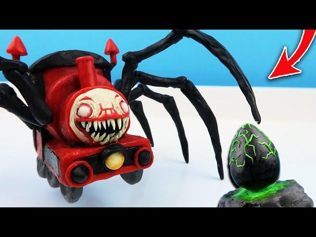 SPIDER TRAIN Scary ENGINE ► From the game Choo Choo Charles / Sculpt figures from plasticine