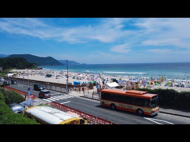 【4K】Japan Walk Shirahama Beach Shimoda (Unintentional ASMR)