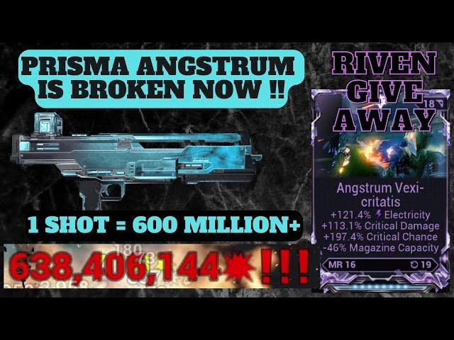 This Warframe Incarnon Prisma Angstrum Build is BUSTED !!!