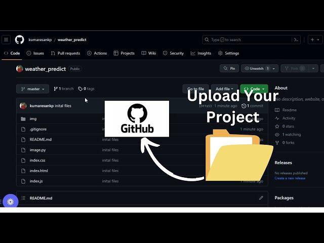 How To Add Project to Github in Command Line | Push Code to Github