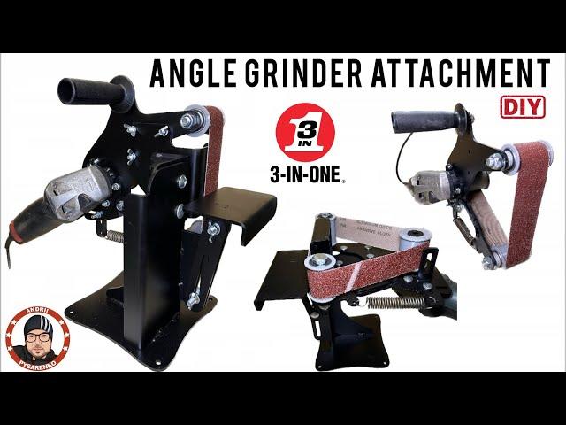 3in1 Angle Grinder Attachment || How To Make A Angle Grinder Belt Sander || DIY