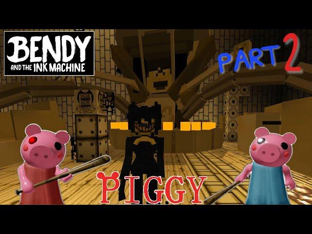 Bendy and the Ink Machine Bosses VS Piggy [Alpha] Roblox Part 2 (Minecraft PE)