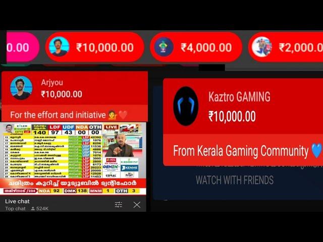 Arjyou ,Kaztro Gaming Blind Joker Mass Super Chat To 24 News Channel Live