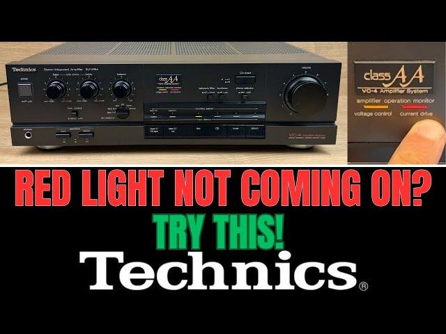 How to Fix the MOST common reason for NO SOUND on vintage Technics Amplifiers