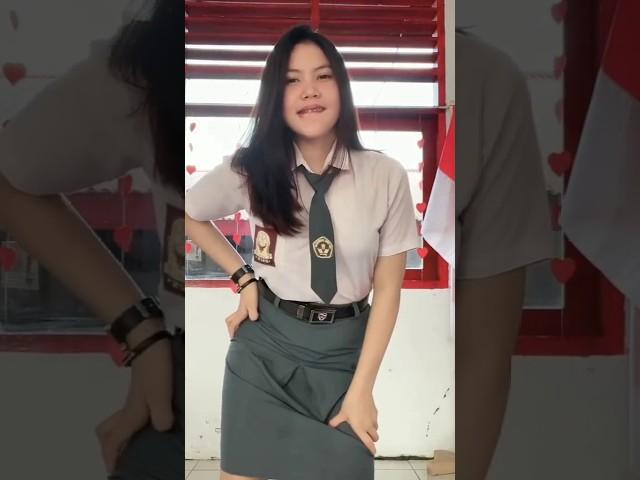 cewek SMA cantik joget asik #shorts