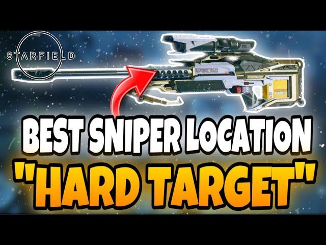 BEST SNIPER In Starfield Location! How To Get The HARD TARGET In Starfield