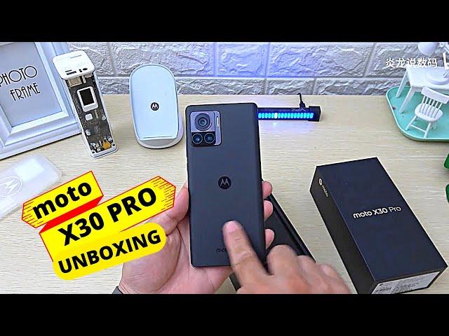 moto x30 pro 5g black colour unboxing || x30 pro hands on review