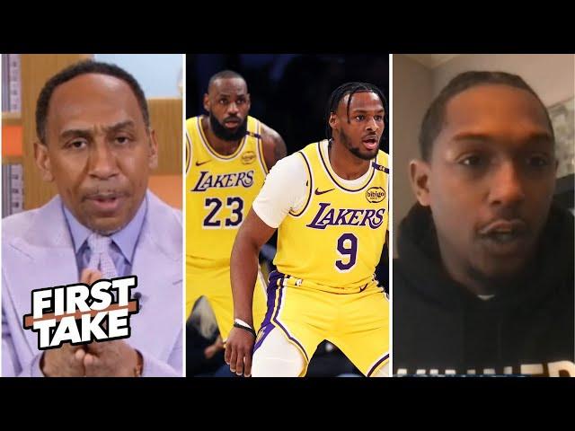 FIRST TAKE | "He's got LeBron's DNA"- Stephen A.: Lakers should bring up Bronny to compete for champ