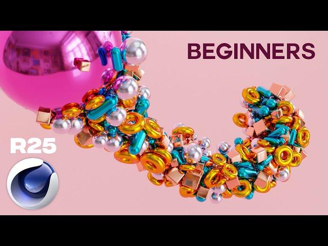 Cinema 4D Tutorial Beginner || Best Ultimate Beginners C4D Tutorial