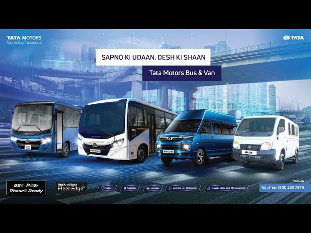 Tata Motors Buses and Vans | BS6 Phase 2 Ready