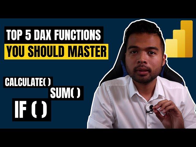 Top 5 DAX functions you should learn FIRST // Beginners Guide to Power BI in 2021