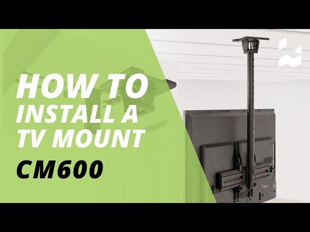 HOW TO INSTALL: Kanto CM600 Ceiling TV Mount | Kanto Mounts