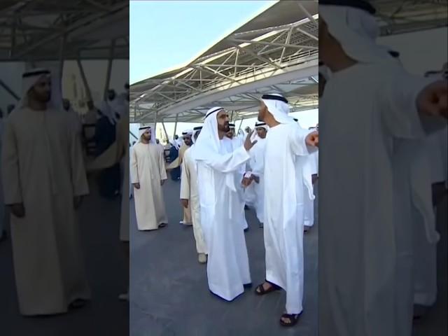 Sheikh Mohammed bin Rashid Al Maktoum After meeting Sheikh Mohammed bin Zayed #shorts #abudhabi #uae