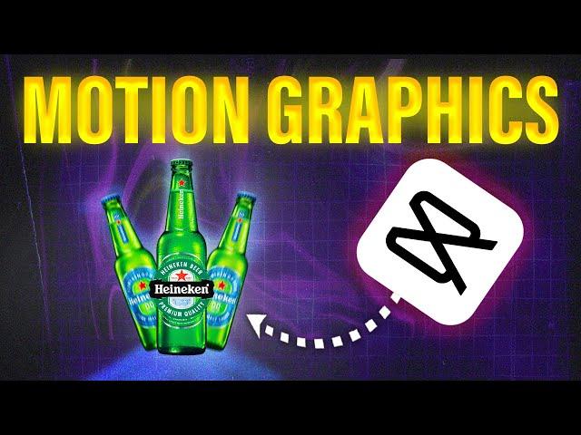 I Made This Motion Graphics for Heineken on CapCut Pc (Full Tutorial)