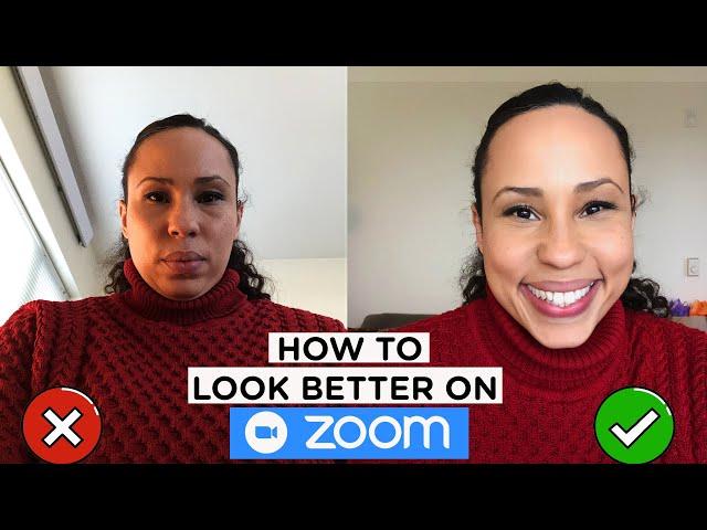 HOW TO LOOK BETTER ON ZOOM [ How to Light & Angle Your Screen to Look Your Best]