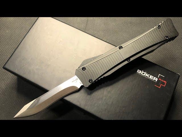 US Version - Boker Falcon D2 OTF / Raimund Lhotak / unboxing / quick review / comparison / 06EX225