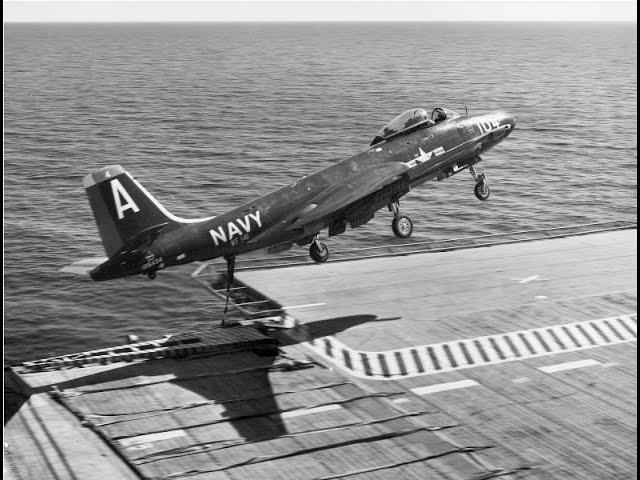 McDonnell F2H Banshee Carrier Based Jet Fighter 1948