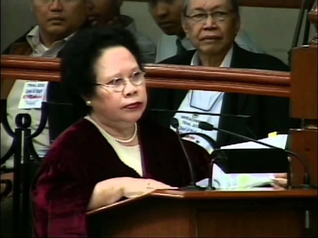 Sen. Miriam berates Private Prosecutor Atty. Arthur Lim