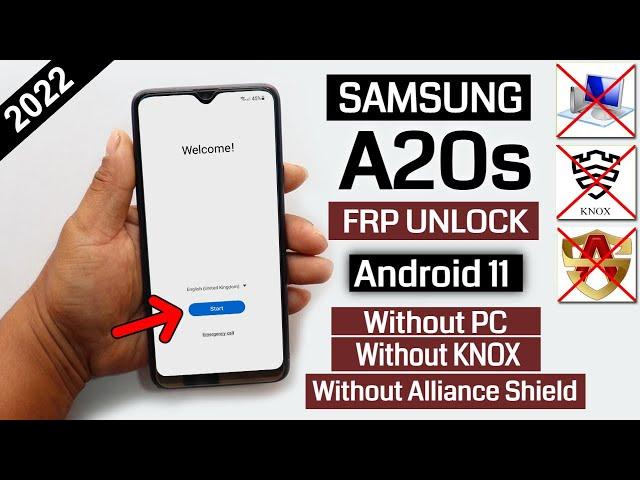 Samsung A20s Frp Bypass Android 11 Without Pc | Withouit Knox | Without Alliance Shield 2022