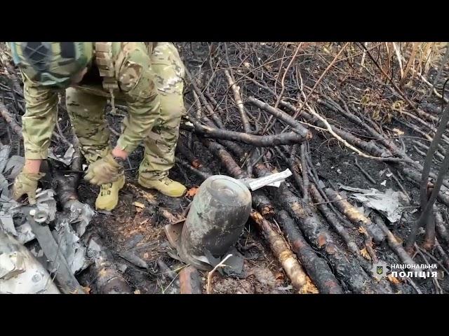 Рівненські вибухотехніки знешкодили нерозірвану бойову частину ворожого «шахеда»