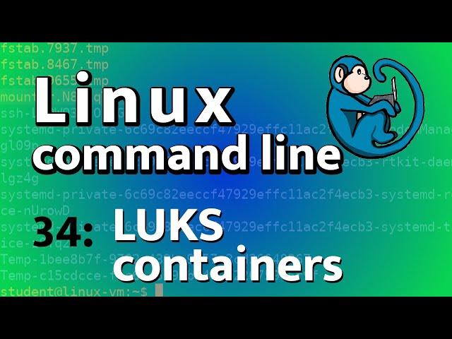 mounting and creating LUKS containers - Linux Command Line tutorial for forensics - 34