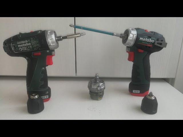 metabo PowerMaxx BS BL!пересадка шестигранника!!! это реально!!!!